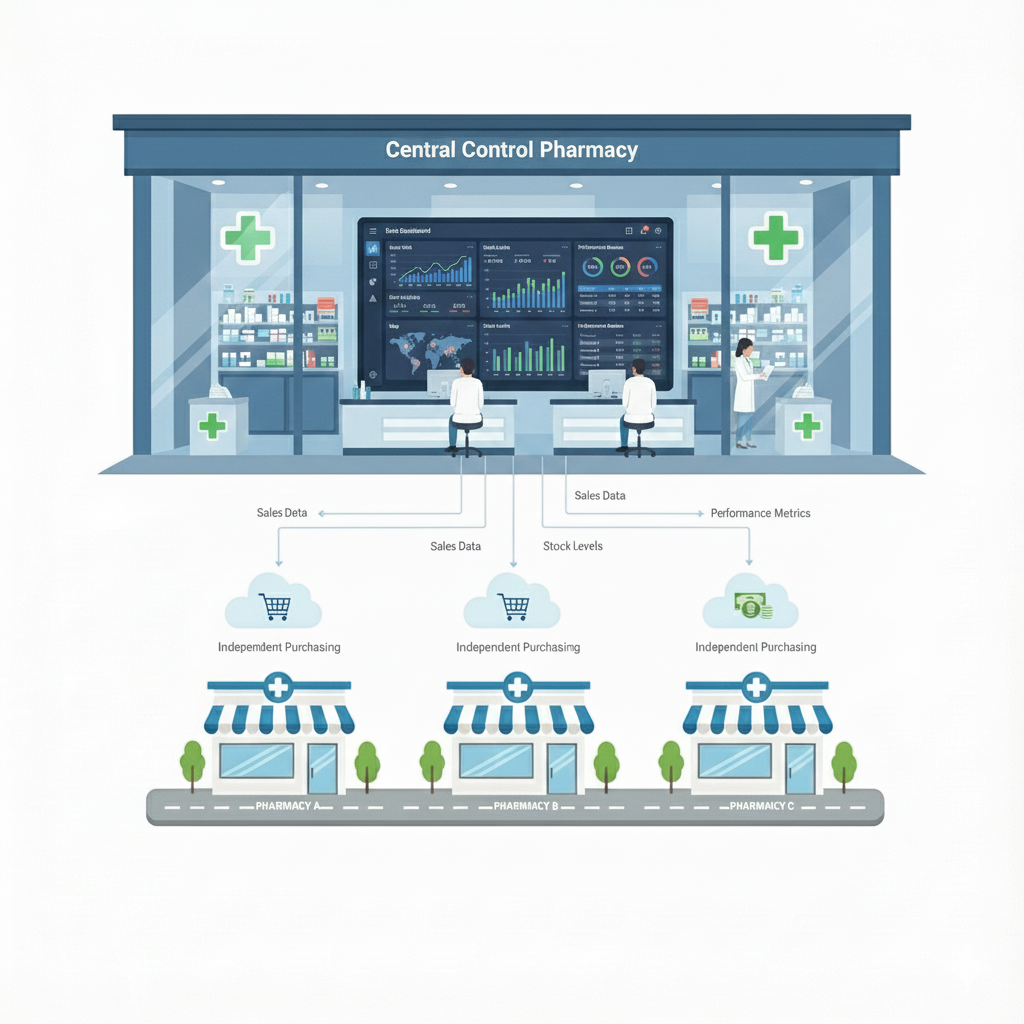 Multi-branch Levona TZ with centralized monitoring