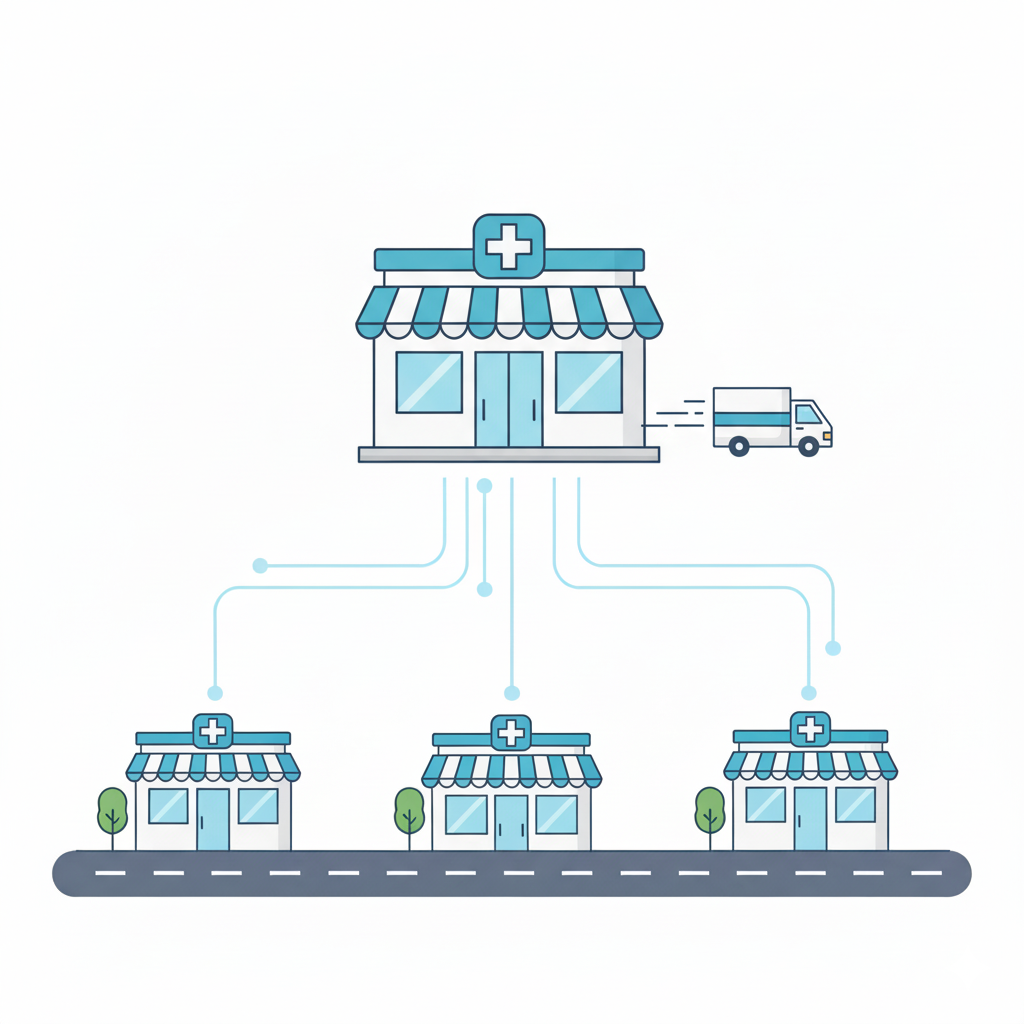 Multi-branch Levona TZ with centralized purchasing